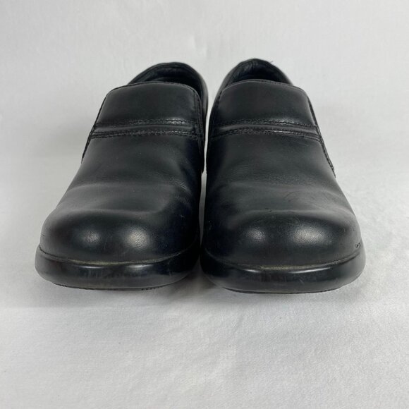 Ariat Sutter Baker Black Leather Slip On Clog Women's 8 - Picture 2 of 11